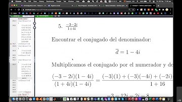 Repaso de división de números complejos con Excel parte 3