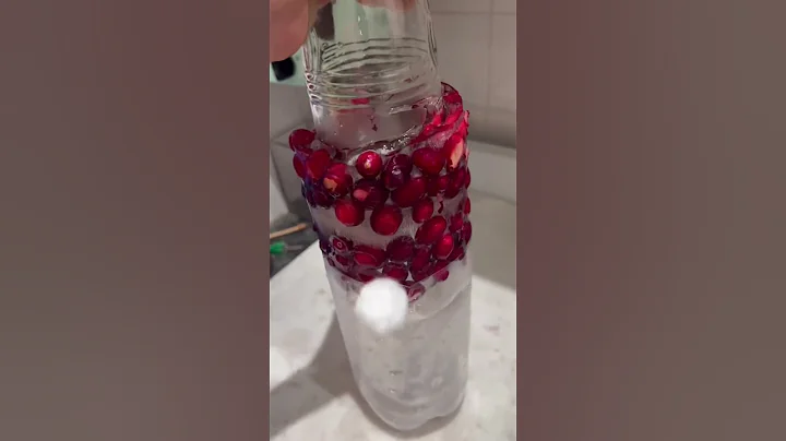 DIY Frozen holiday drink fun (with cranberries ) a...