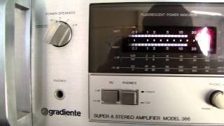 AMPLIFICADOR GRADIENTE MODEL 366 A VENDA  MSN EVANDROHACK@HOTMAIL COM