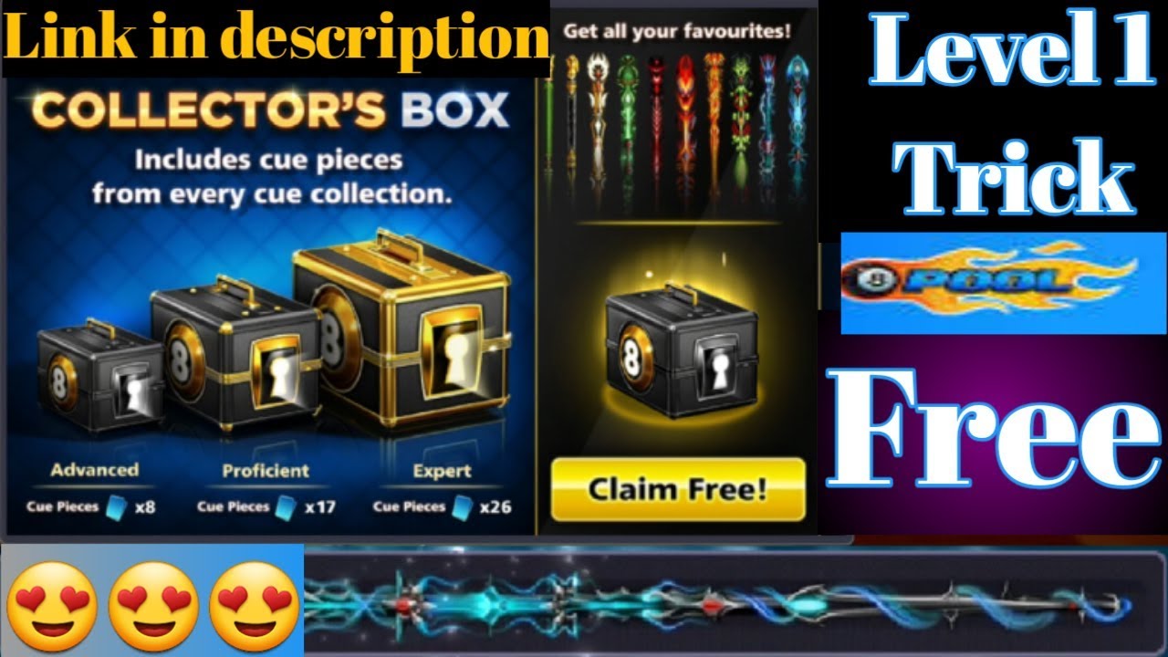 Free king cue level 6 mod link in description 8 ball pool