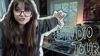 a very delayed studio tour