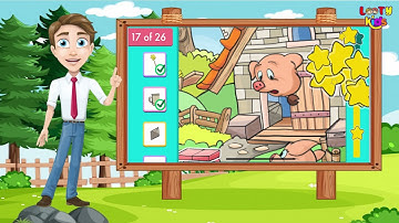 Look and Find the Hidden Objects in The Picture | Games for kids | Looty Kids