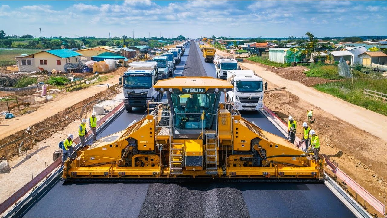 Gravel Paving the Way: A Large Scale Highway Construction Project by ...