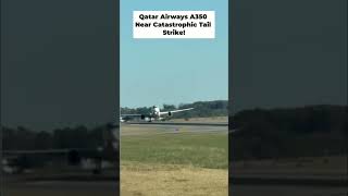 Airbus A350 Near Tailstrike! Scary Go-Around Caught on Camera! #shorts