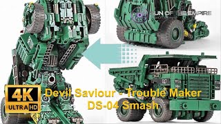 Celebrity [SimplyTransform 27] Devil Saviour - Trouble Maker DS-04 Smash |MPM ROTF Long Hau (Truck to combine) Net Worth