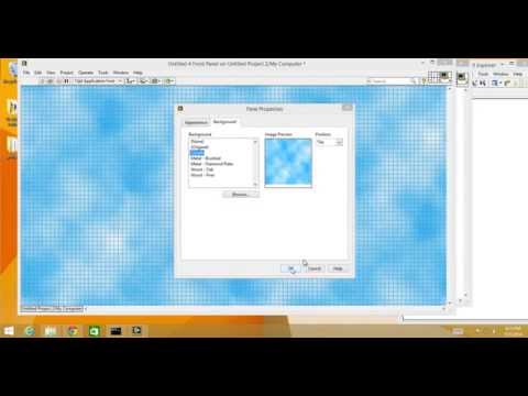 How to Customize LabVIEW VI backgrounds