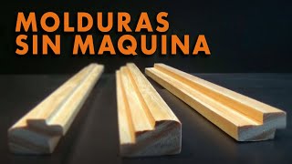 COMO HACER MOLDURAS SIN MÁQUINAS/Por Juan Carlos Aquila