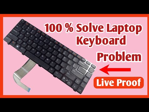 How to repair Laptop keyboard  Laptop keyboard not working  Laptop keyboard problem solve