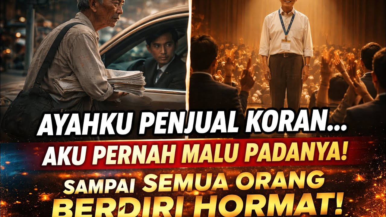 Aku Pernah Malu Pada Ayahku… Sampai Semua Orang Berdiri Memberinya Hormat
