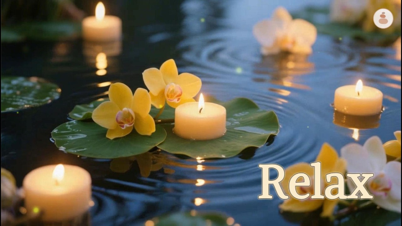 Relaxing Water Fountain Sounds 🌊 Calm Piano Music for Deep Sleep & Stress Relief