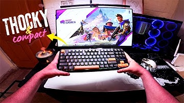 The Best Budget Thocky Keyboard & Valorant pov ASMR 360hz 🎲