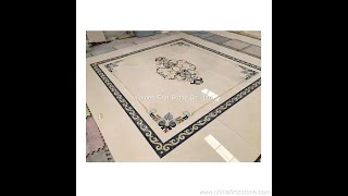 Entry Floor Inlay Luxury Marble Mosaic Waterjet Medallion Tile Lowes in 9 minutes or less