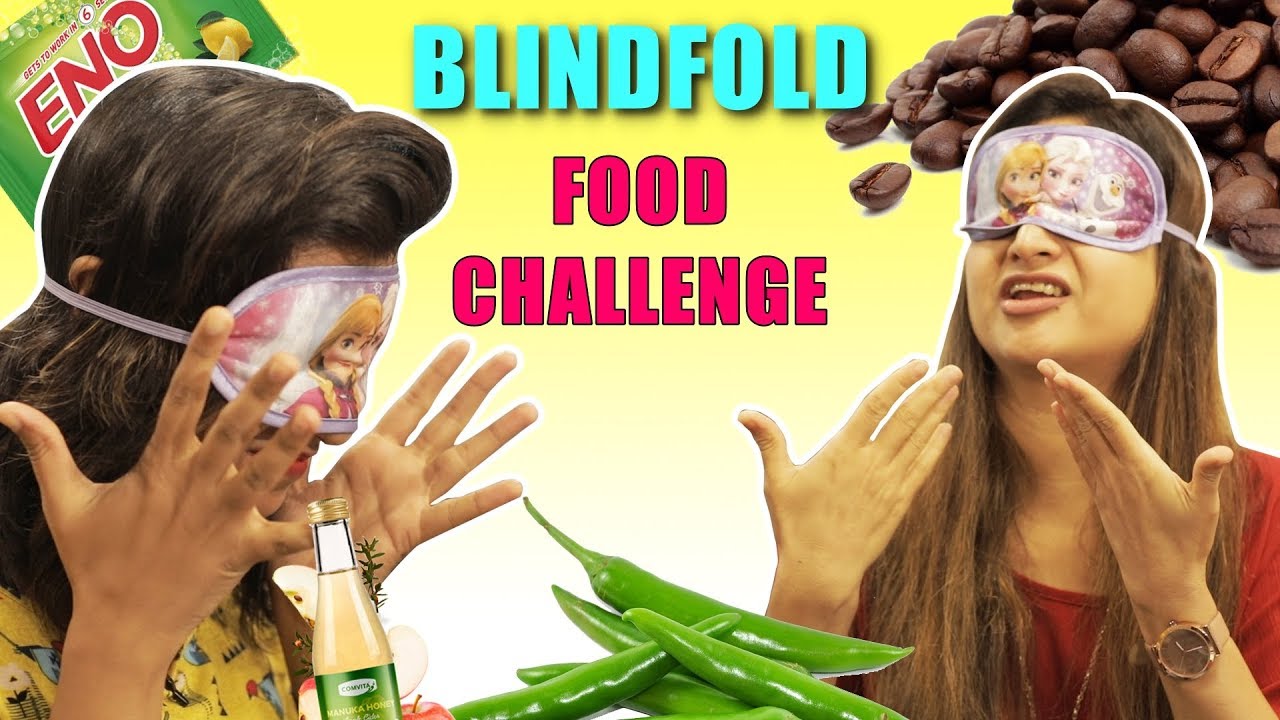 Blindfold Food Challenge | Guess The Food | Kanak