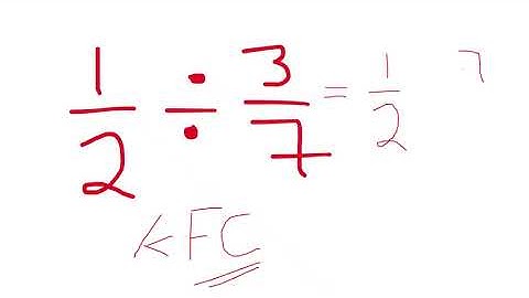 Dividing Fractions KS2 KS3 11+ Maths Functional Skills Maths 