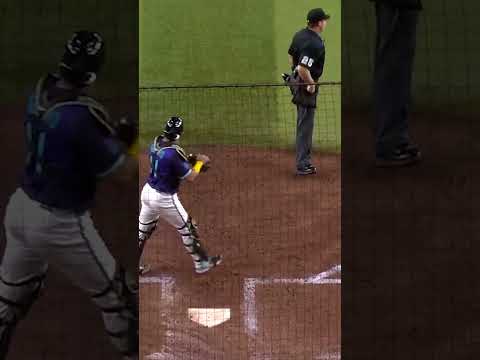 A BLAZE-ing throw to the plate! 🔥
