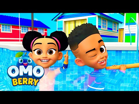 Fun At the Pool! | Water Safety Kids Song | OmoBerry