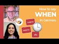 Understanding 'wenn', 'wann', and 'als' in German