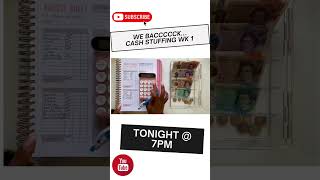 Tonight @ 7pm #budgeting #money #budgeting101 #cashstuffing
