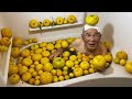 ゆず風呂　冬至　重吉85歳　2024.12.21 Japanese yuzu bath?