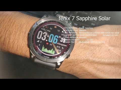 Garmin Fenix 7 Pro Sapphire Solar Titanium/Chestnut Leather Band Unboxing 