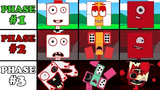My Sprunki OC: Eleven VS Twelve VS Thousand (from Numberblocks)