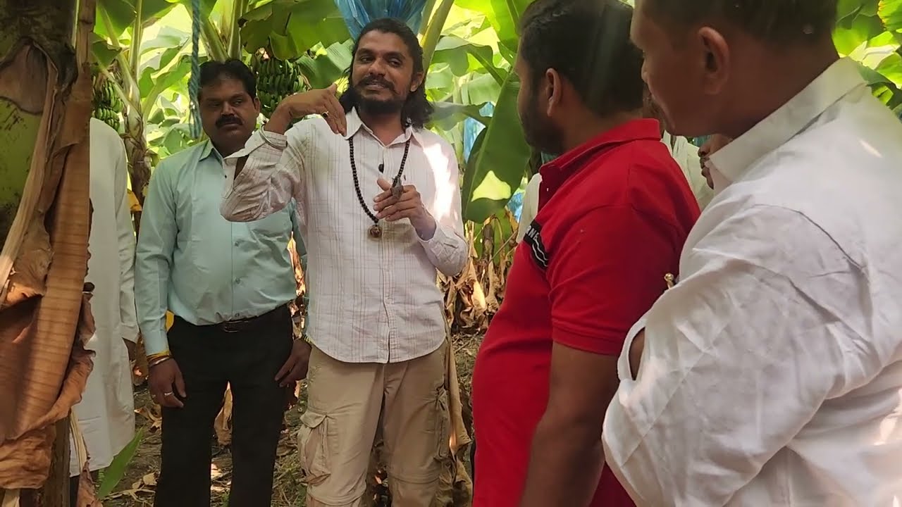 5271- Dr Balram Kisan & Banana Farmer mh केला खेती प्लॉट भ्रमण 8518838222 किसान पाठशाला FARMERSCHOOL