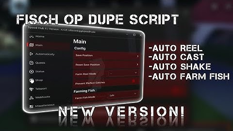 Fisch OP Dupe Script🦈 V4.4.0 | Hydrogen - Fluxus - Delta - Arceus x - Codex Executor