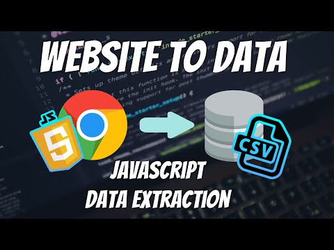 How to Extract Data from ANY Website to CSV