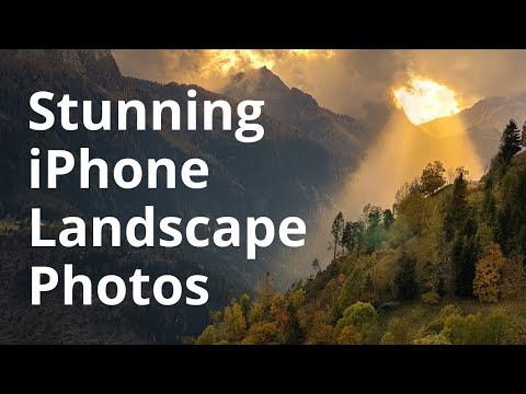 Video: Hvordan tar jeg landskapsbilder på iPhone?