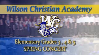 WCA's2024 Elementary Concert, Grades 3, 4 & 5