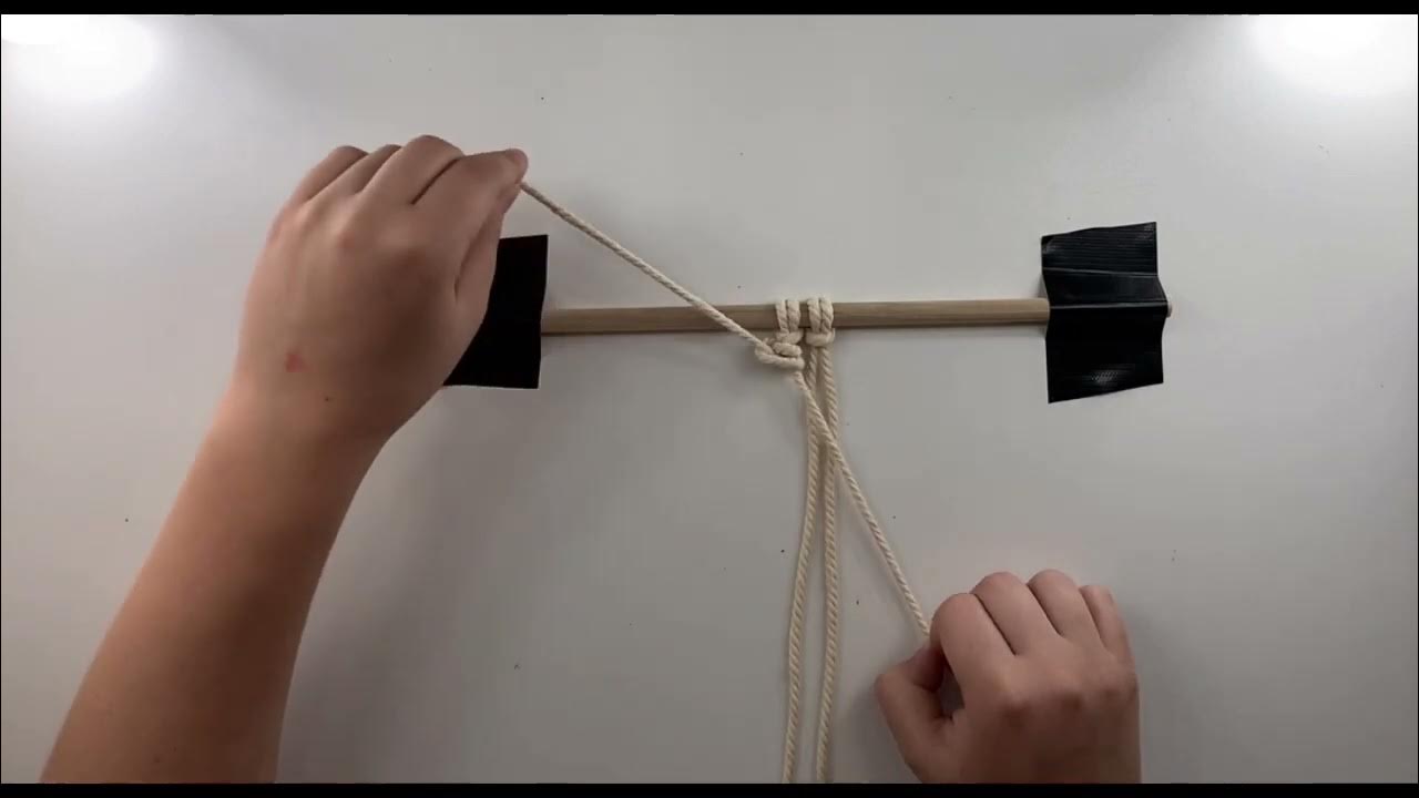 How to Tie a Diagonal Double Half Hitch Knot YouTube