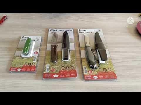 Crivit Knife Lidl Fire Starter 4.99€ Fixed Blade Stainless Steel Cutit  Amnar Review 2021Test 