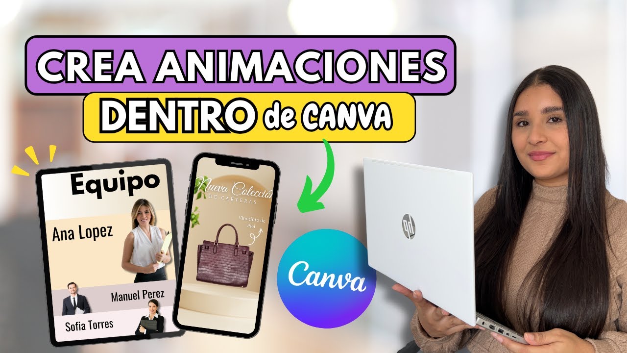 Como crear una Animacion en CANVA Tutorial PASO A PASO - YouTube