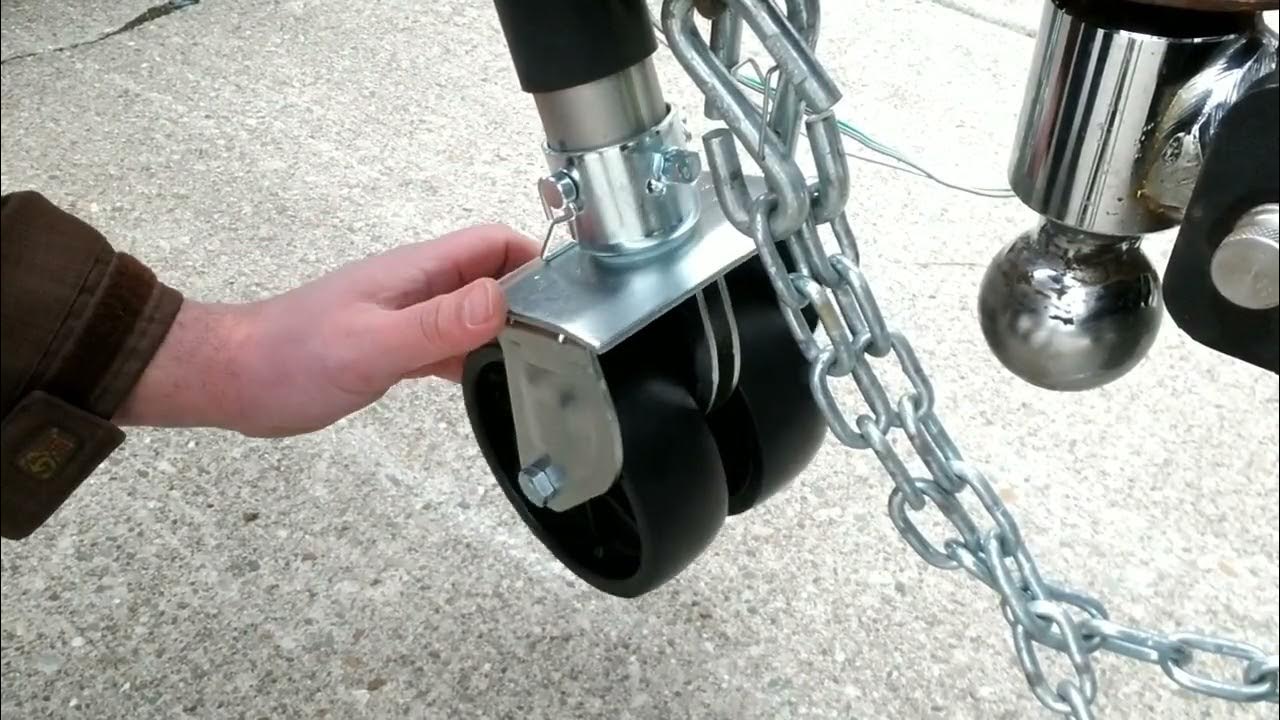 Review of Trailer Jack Wheel Replacement 2000 lbs, 6" Trailer Jack Foot