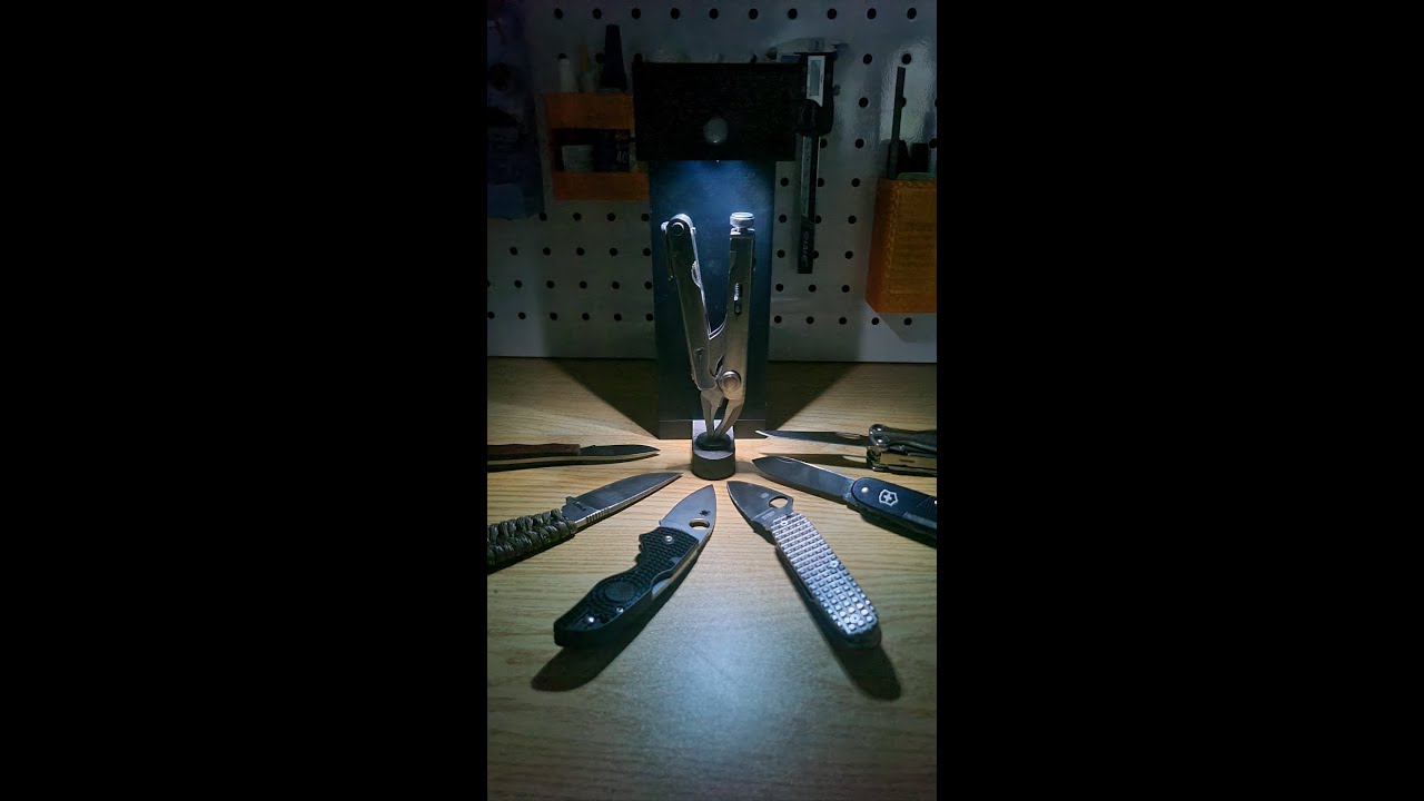 [레더맨 & 나이프 무중력 거치대] [ leatherman & knife Custom EDC stand]