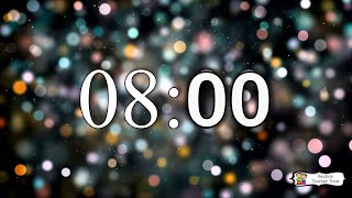 8 Minute Timer ⏱️ | Lo-Fi Background Music | Bokeh Glow | Bledsoe Teacher Tools