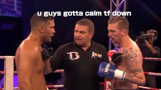 "PROFESSIONAL COMMENTARY" ON A SHORT LIVED KICKBOXING MATCH!!!