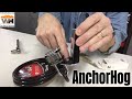 Anchorhog help protect your outdoor property from theft with ground or post mounted locking plate