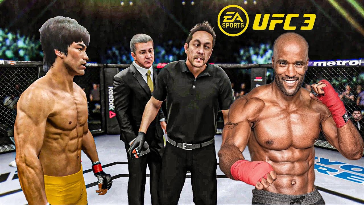 Bruce Lee vs Andre Bishop   EA Sports UFC 3   Epic Fight 🔥🐲