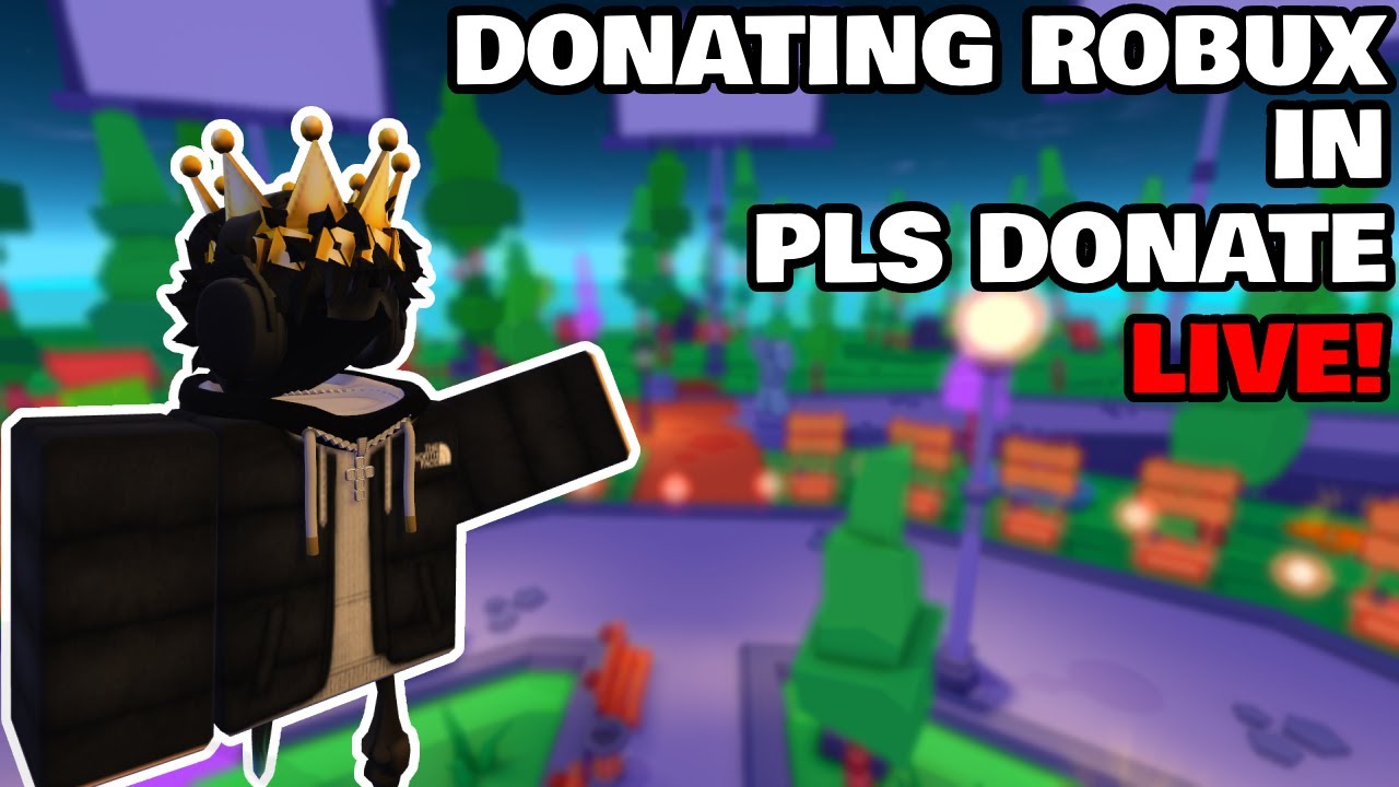 🔴PLS DONATE LIVE! | Donating Robux to viewers! - YouTube