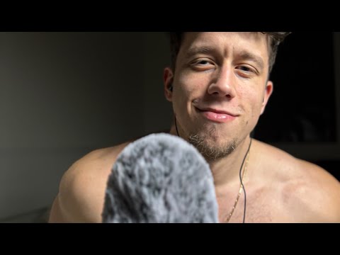 Enjoy my presence, Male Close-Up sounds ASMR (whispered ramble)