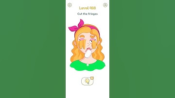 Cut the fringes || #Dop2 || Level 483 || Delete one part || ‎@Dop2Gaming_1122 || #Short #viral