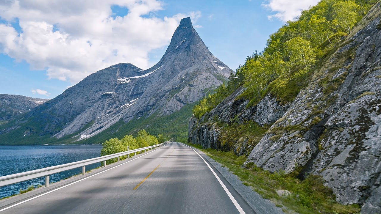 Norway Scenic Drive 4K | Kjøpsvik - Stetind - Kjerringstraumen Bridges