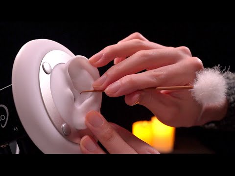 [ASMR]👂左右の耳を丁寧に耳かき - Gentle Ear Cleaning(No Talking)