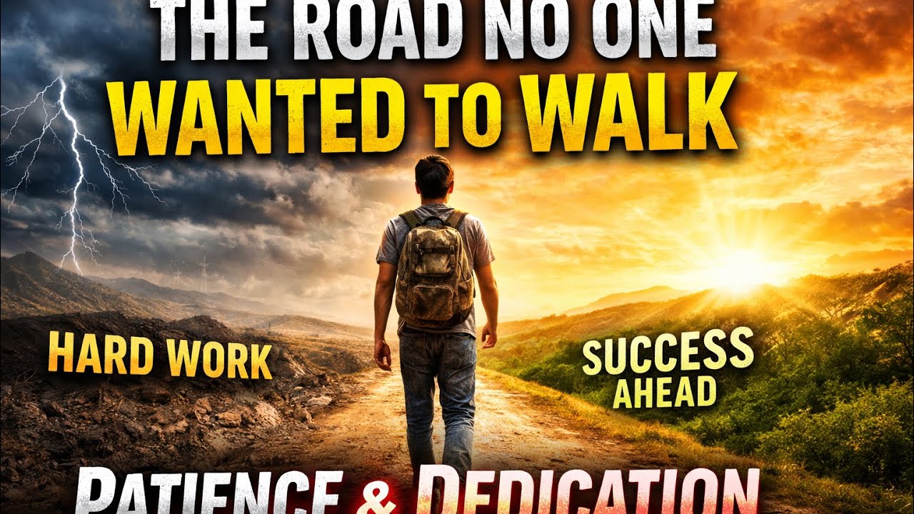 The Road No One Wanted to Walk | Motivational Story on Hard Work, Patience & Dedication