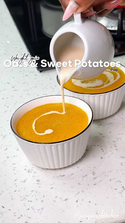 OATS AND SWEET POTATOES PAP FOR WEIGHT GAIN #pap #recipe