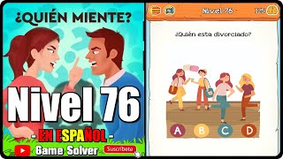 𝐁𝐑𝐀𝐈𝐍𝐃𝐎𝐌 𝟐 - ¿QUIÉN MIENTE? | SOLUCIÓN NIVEL 76 [Español] ✔️ screenshot 4