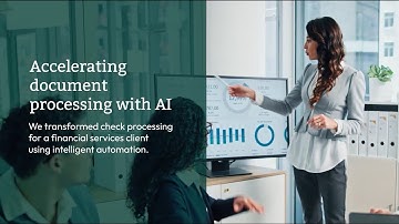 Brillio Uses AI to Speed Up Check Processing for a Financial Services Leader