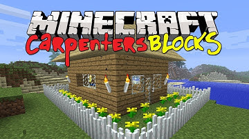 Minecraft Mod Showcase: Carpenters Blocks