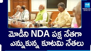 NDA Leaders Support BJP, Approve PM Modi's Name As Alliance Leader In Key Meet | @SakshiTV